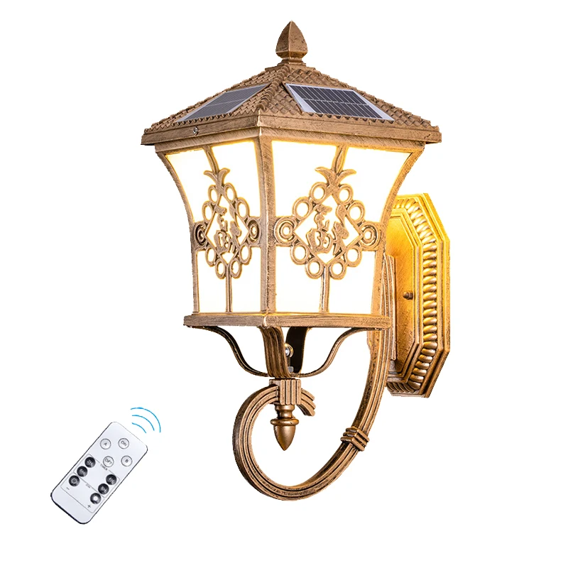 Ac Outdoor Power - 屋外用、ヨーロッパ風デザインの太陽光発電式照明。玄関、壁、庭、別荘、防水仕様の中庭や街灯として使用可能。