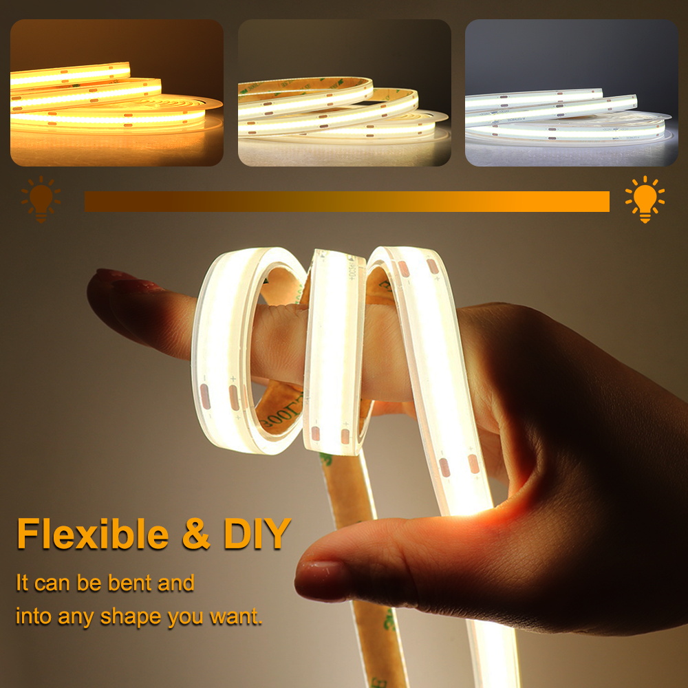 IP68 防水 COB LED ストリップ 12V サウナ防 - Outdoor Power Strip Weatherproof のレビューと価格
