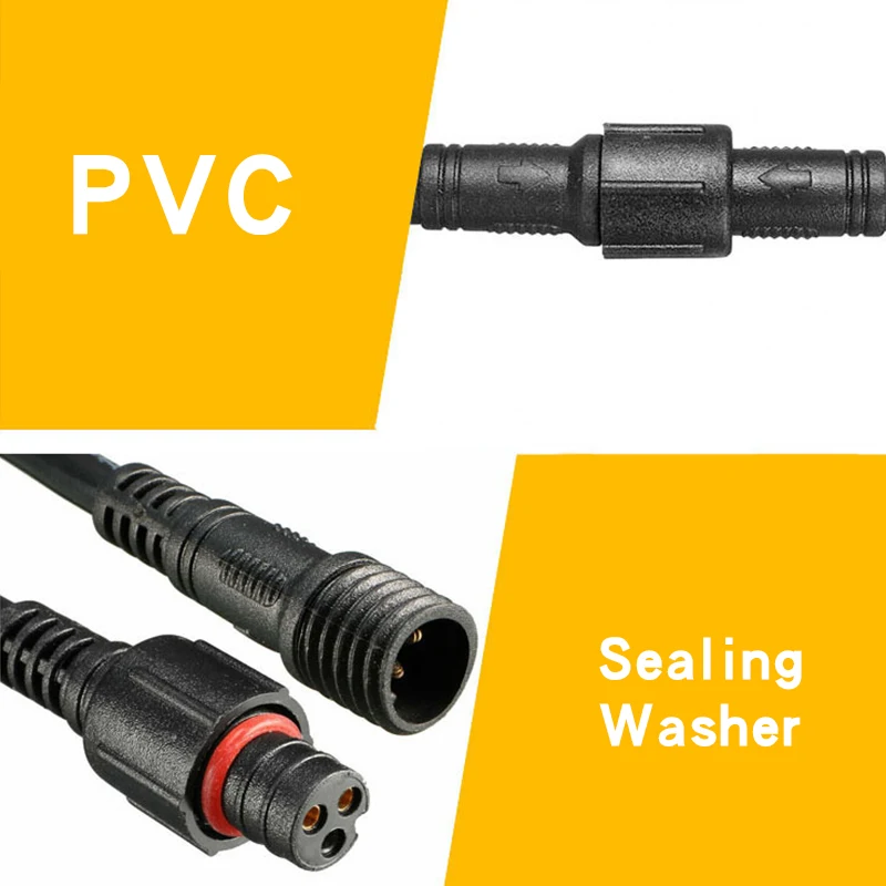 M10防水コネクター、2ピン、3ピン、4ピン、220Vケーブ - Outdoor Power Strip Weatherproof のレビューと価格