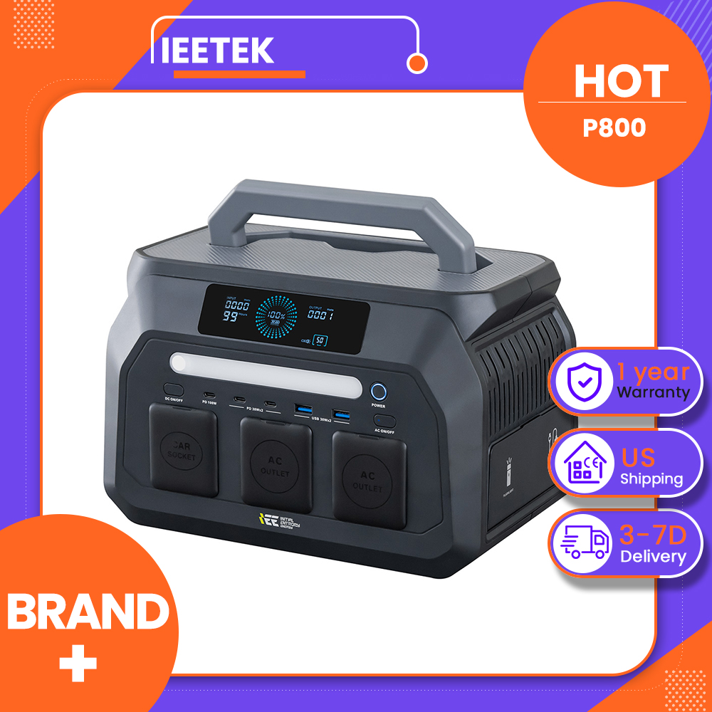 IEEtek P800 800W ポータブル電源 – 512 - Ac Outdoor Power のレビューと価格